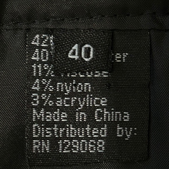 Desigual Patchwork Wool Blend Button Front Mini Skirt Size 40 Black Gray - Picture 9 of 11